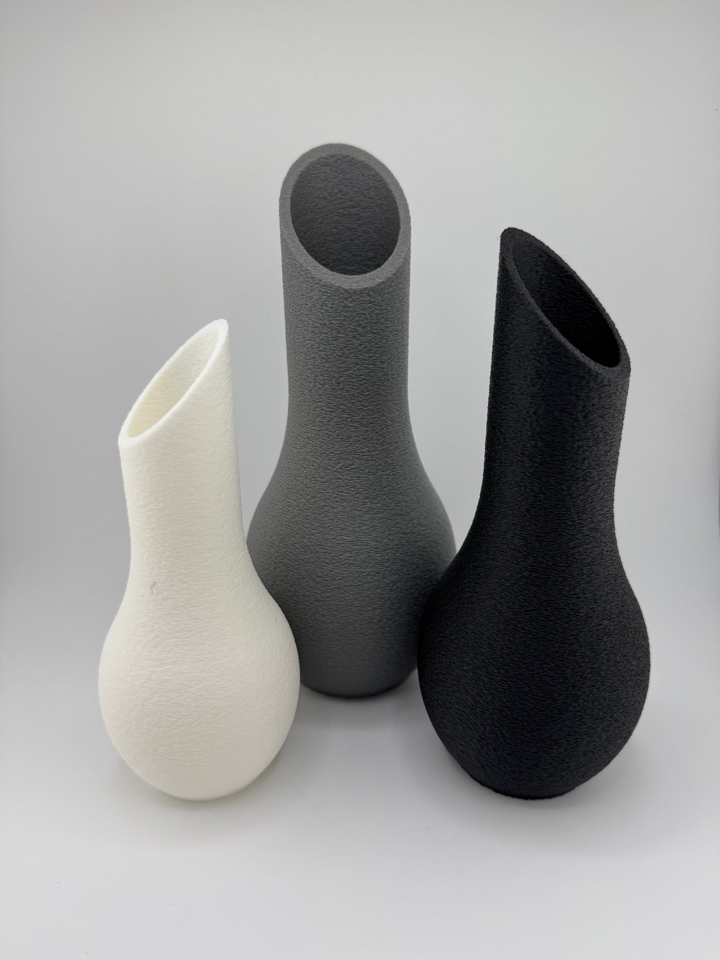 Modern Textured 3D Printed Vase