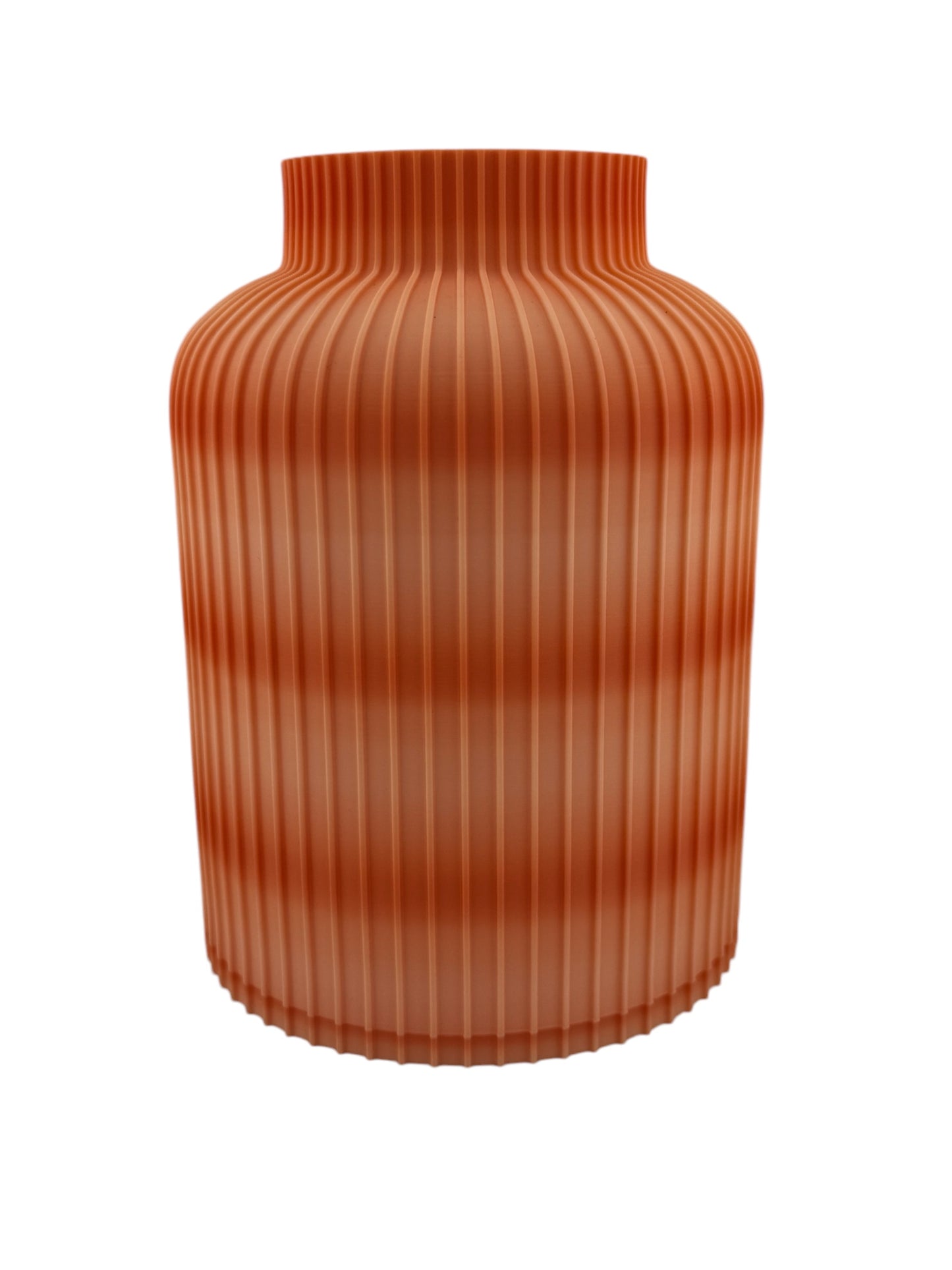 Ridged 3D Printed Vase