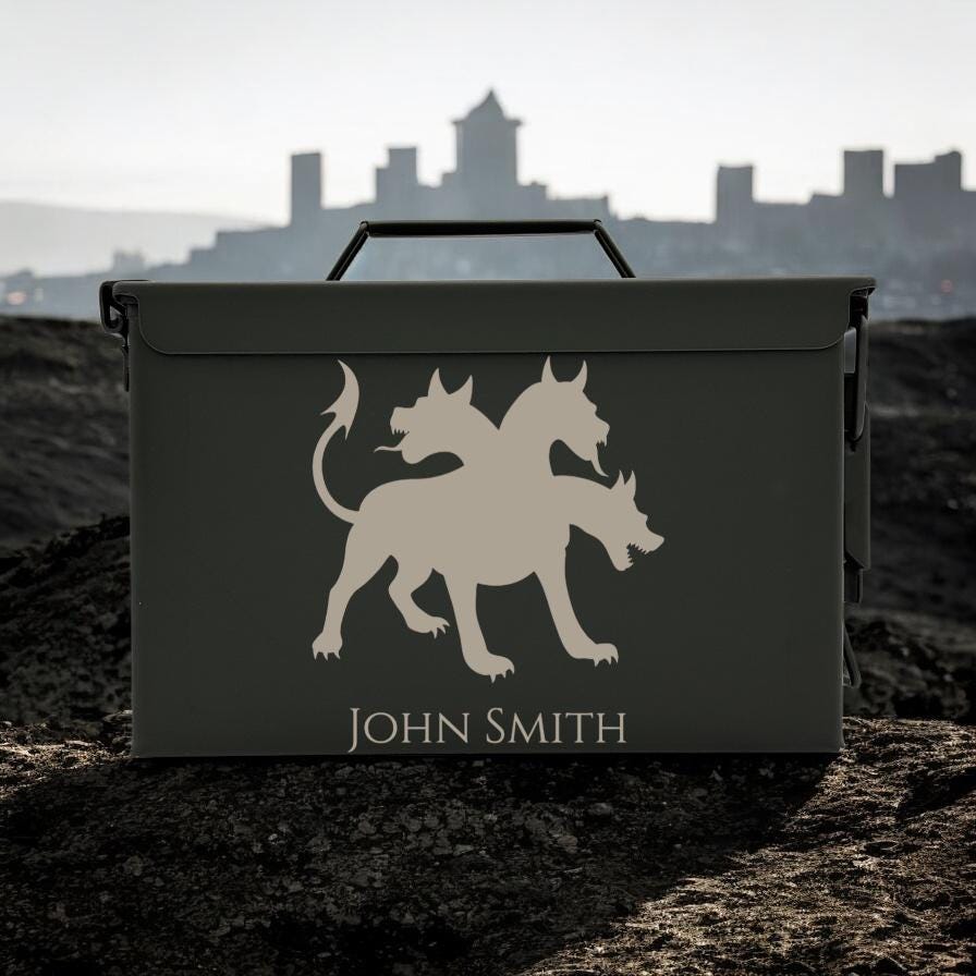 Engraved .50&.30 Cal Ammo Box