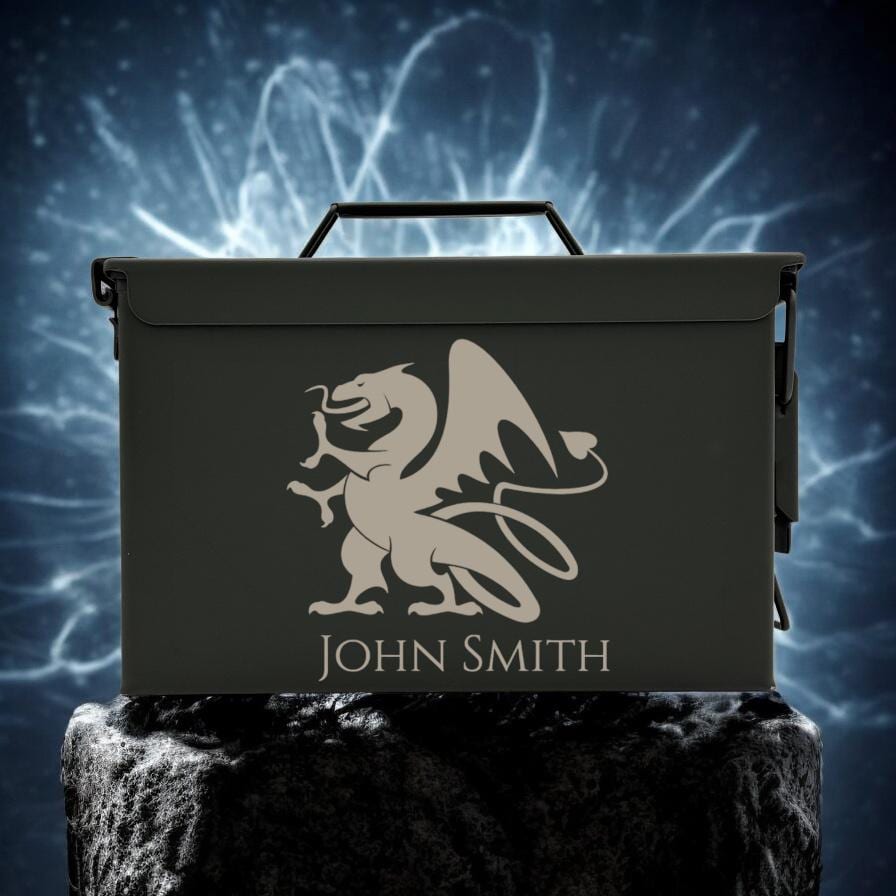Engraved .50&.30 Cal Ammo Box