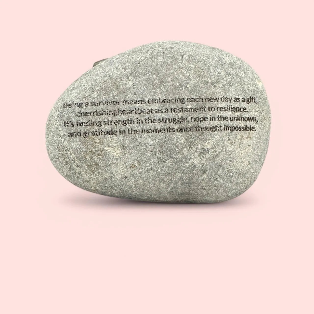 Laser Engraved Memorial Stone