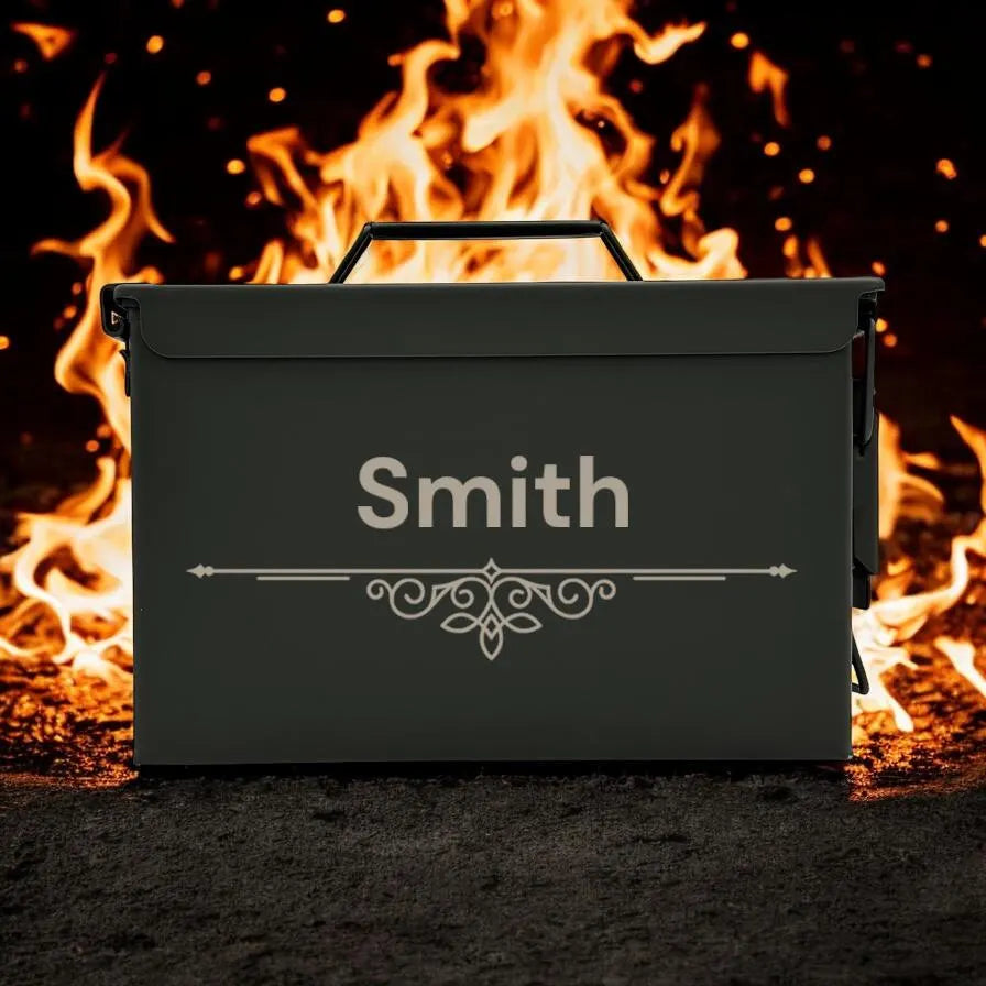 Engraved .50&.30 Cal Ammo Box