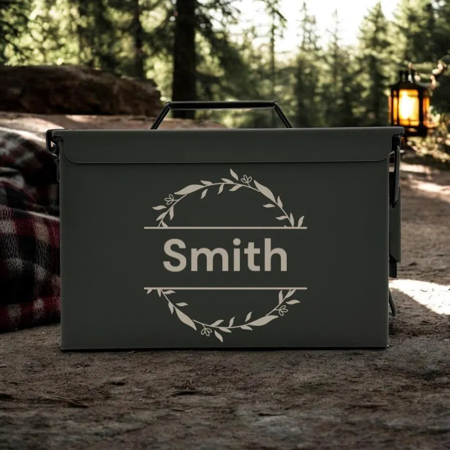 Engraved .50&.30 Cal Ammo Box