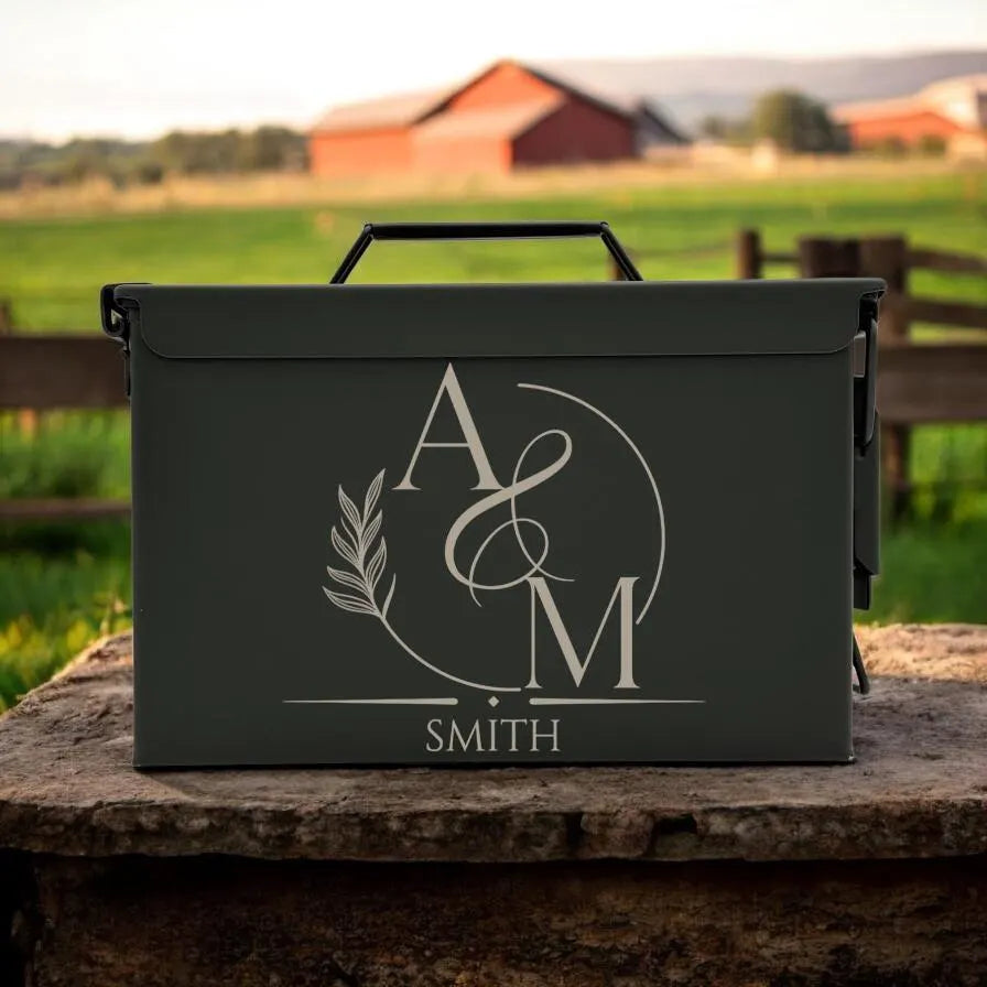 Engraved .50 & .30 Cal Ammo Box