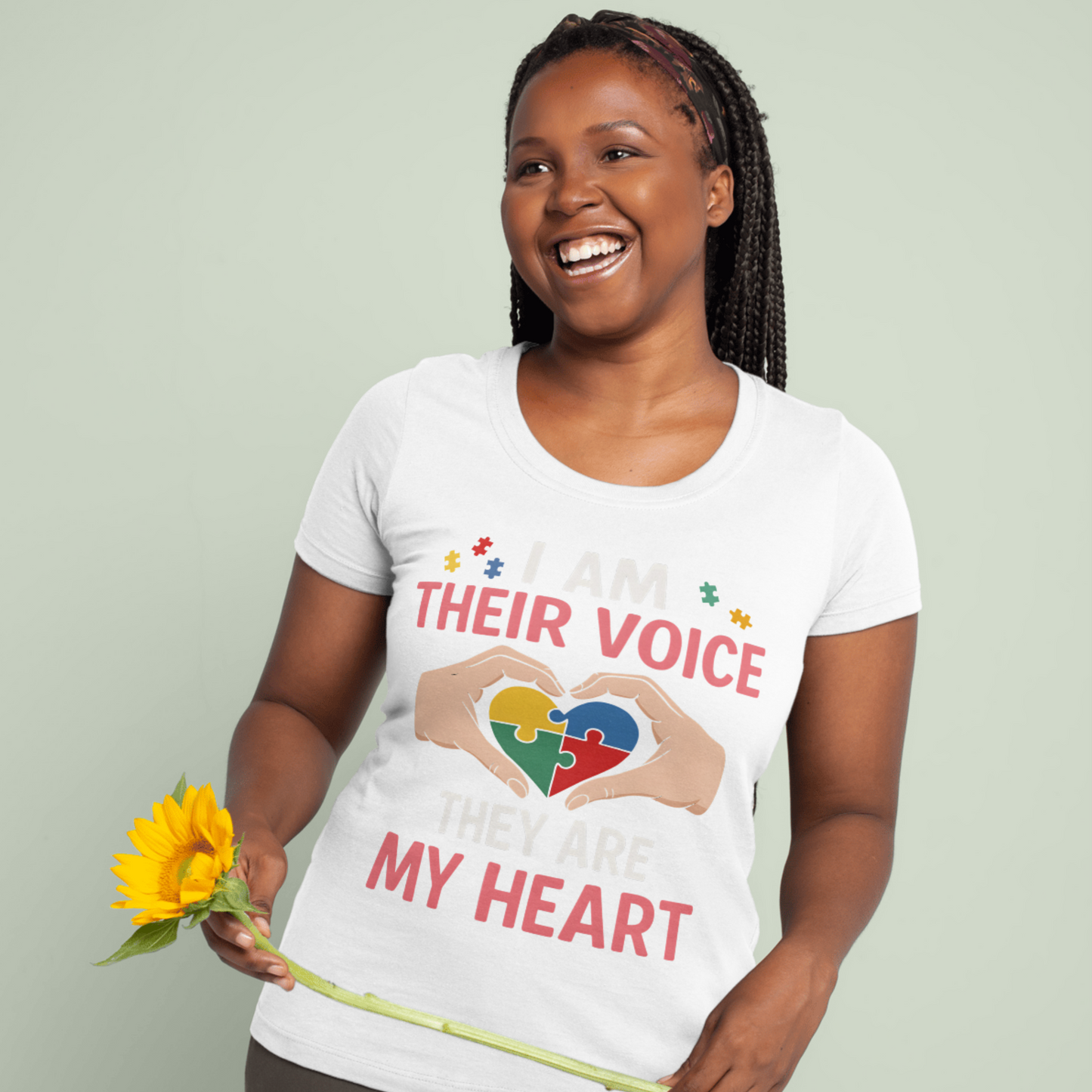 I Am Their Voice, They Are My Heart T-Shirt