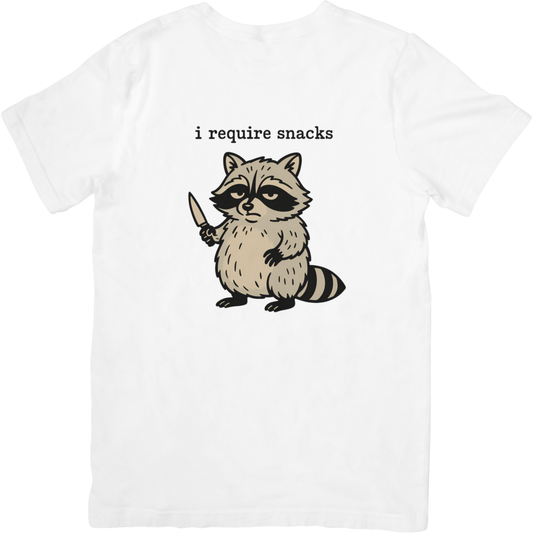 I Require Snacks T-Shirt