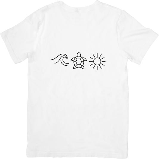 Wave, Turtle, Sun T-Shirt