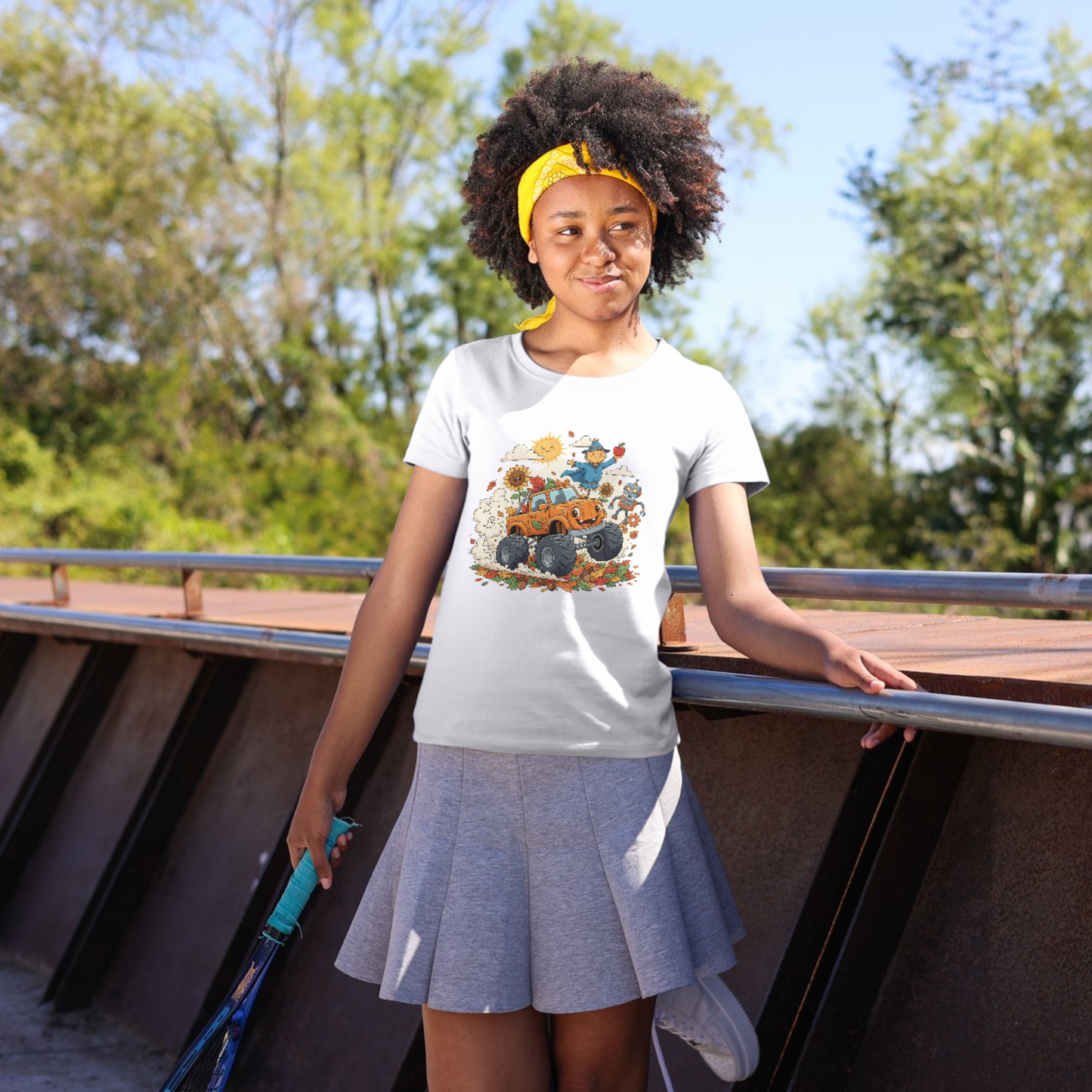 Monster Truckin Fall Youth T-Shirt