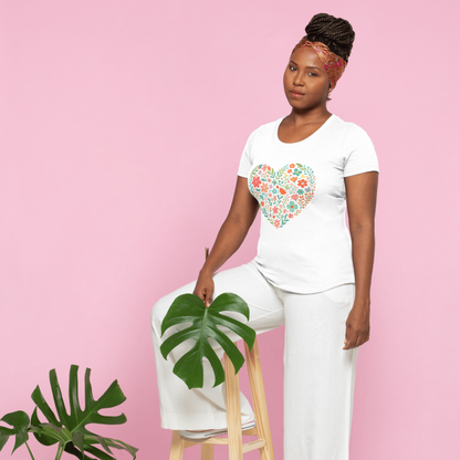 Flower Heart T-Shirt