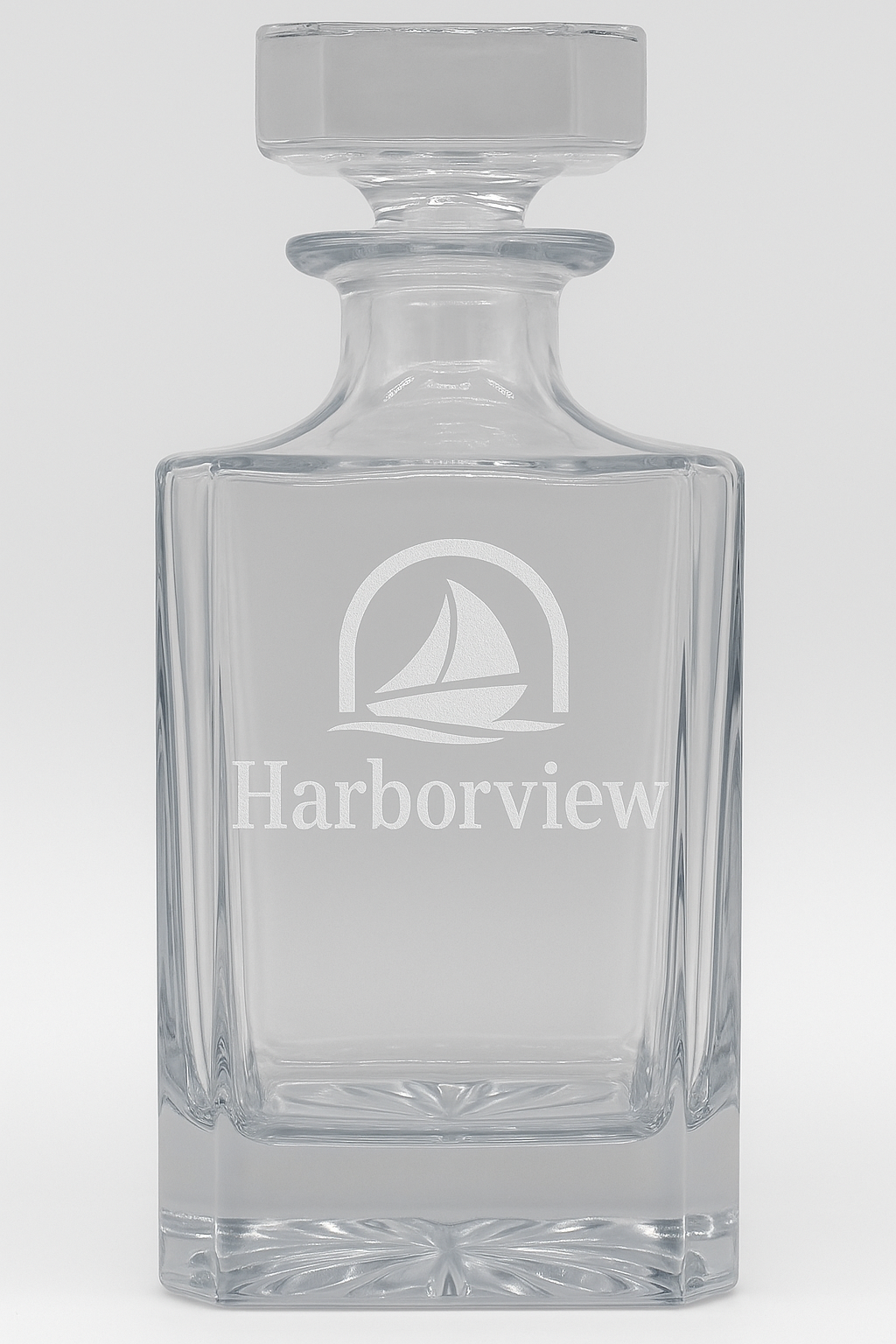 Laser Engraved Whiskey Decanter