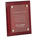 8" x 10" Rosewood Piano Finish Floating Acrylic Plaque