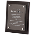 8" x 10" Black Piano Finish Floating Acrylic Plaque
