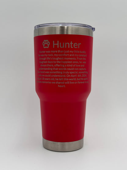 Laser Engraved Tumbler