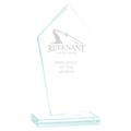 7 1/2" Diamond Jade Glass Award