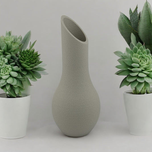 Modern Textured 3D Printed Vase