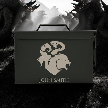 Engraved .50&.30 Cal Ammo Box