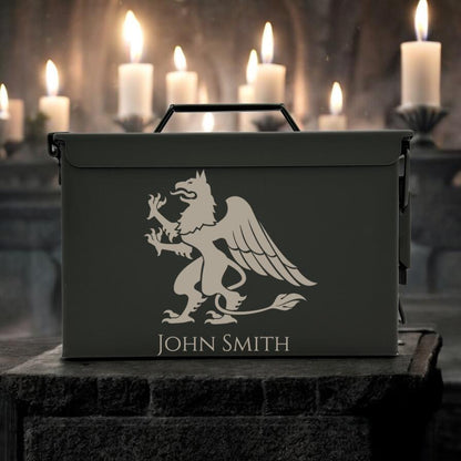Engraved .50&.30 Cal Ammo Box