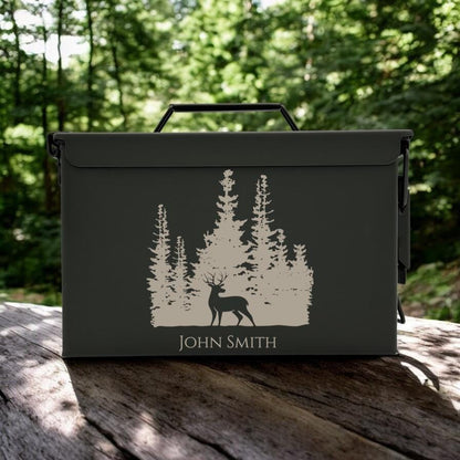 Engraved .50 & .30 Cal Ammo Box