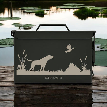 Engraved .50 & .30 Cal Ammo Box