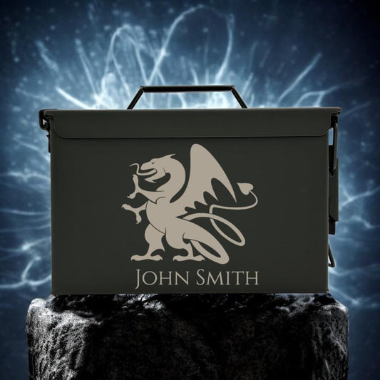 Engraved .50&.30 Cal Ammo Box