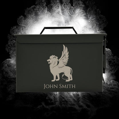 Engraved .50&.30 Cal Ammo Box