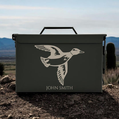 Engraved .50 & .30 Cal Ammo Box