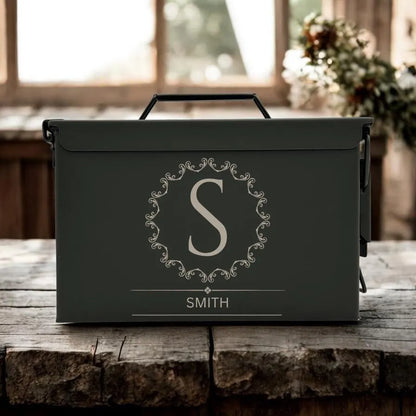 Engraved .50 & .30 Cal Ammo Box